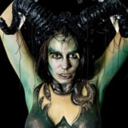 shelley lafleur Reptilia bodypaint