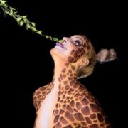 giraffe bodypaint